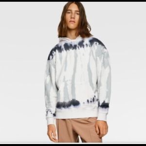 New! Zara tie die hoodie